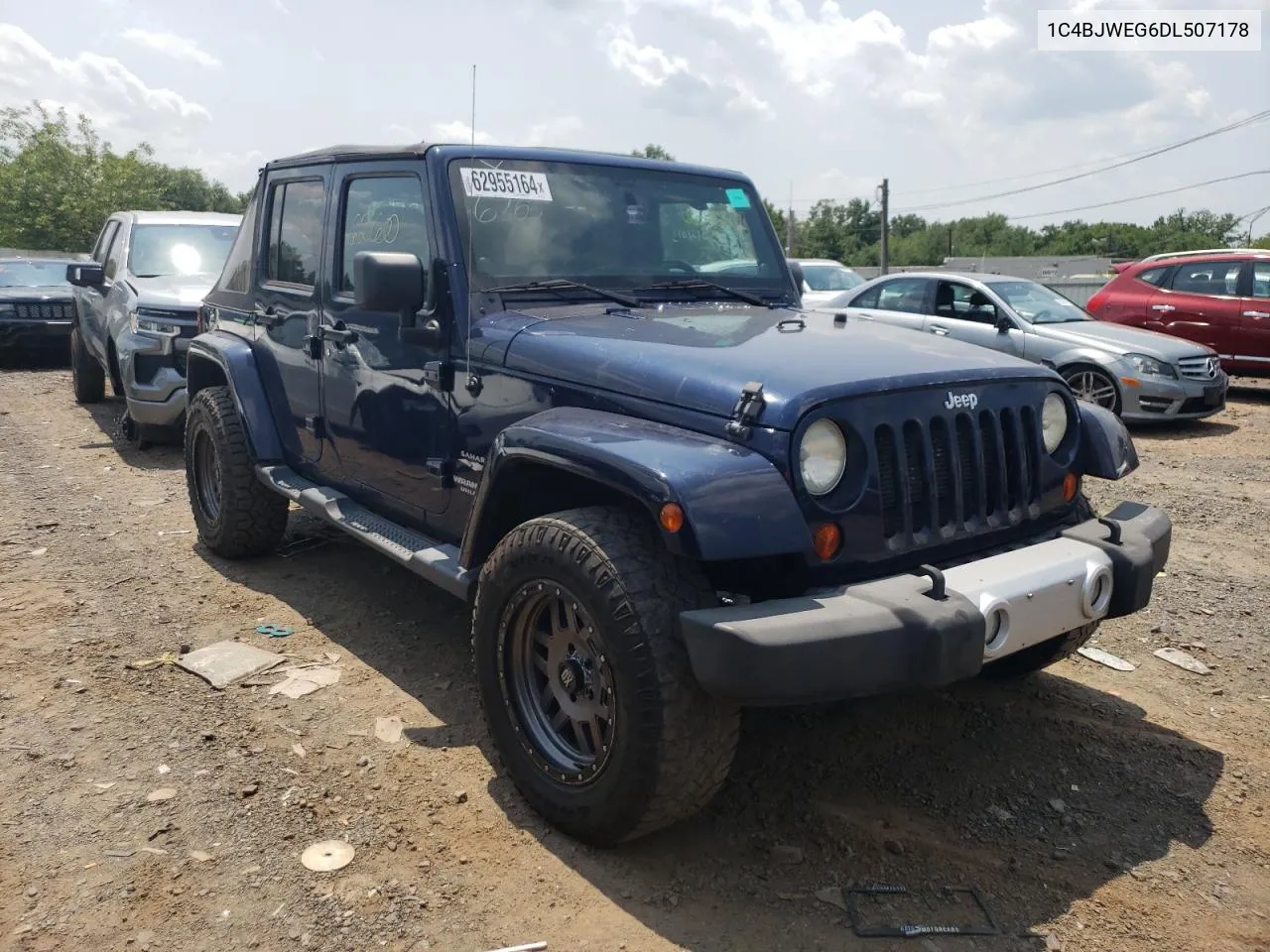 1C4BJWEG6DL507178 2013 Jeep Wrangler Unlimited Sahara