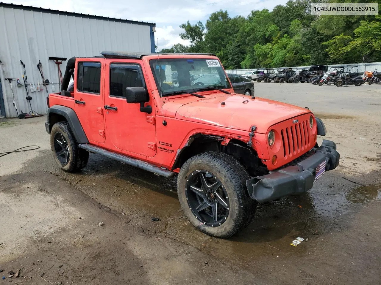 1C4BJWDG0DL553915 2013 Jeep Wrangler Unlimited Sport