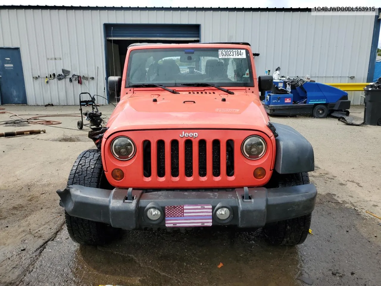 2013 Jeep Wrangler Unlimited Sport VIN: 1C4BJWDG0DL553915 Lot: 63023184