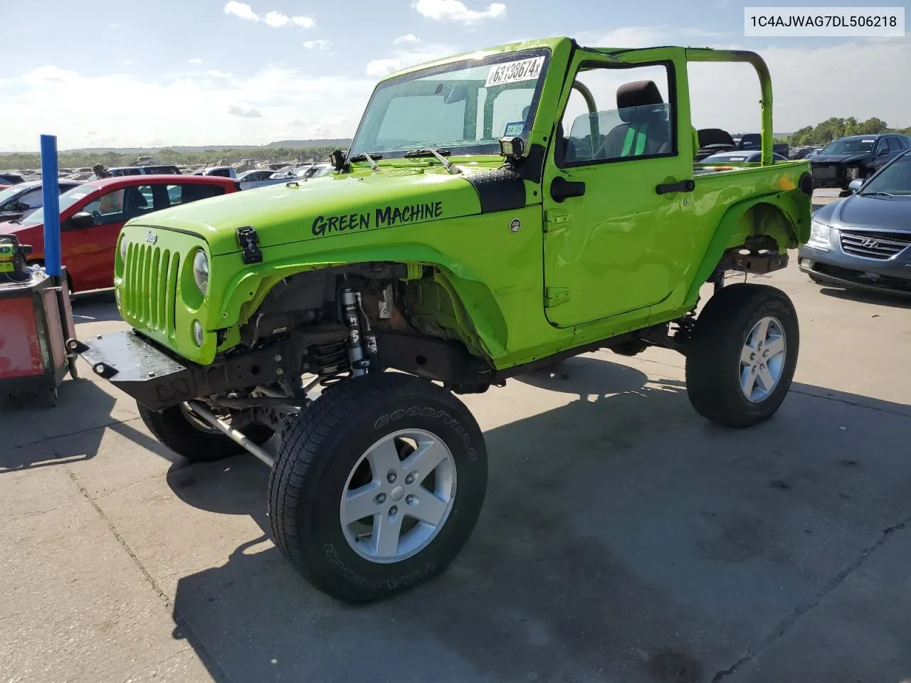 2013 Jeep Wrangler Sport VIN: 1C4AJWAG7DL506218 Lot: 63138674