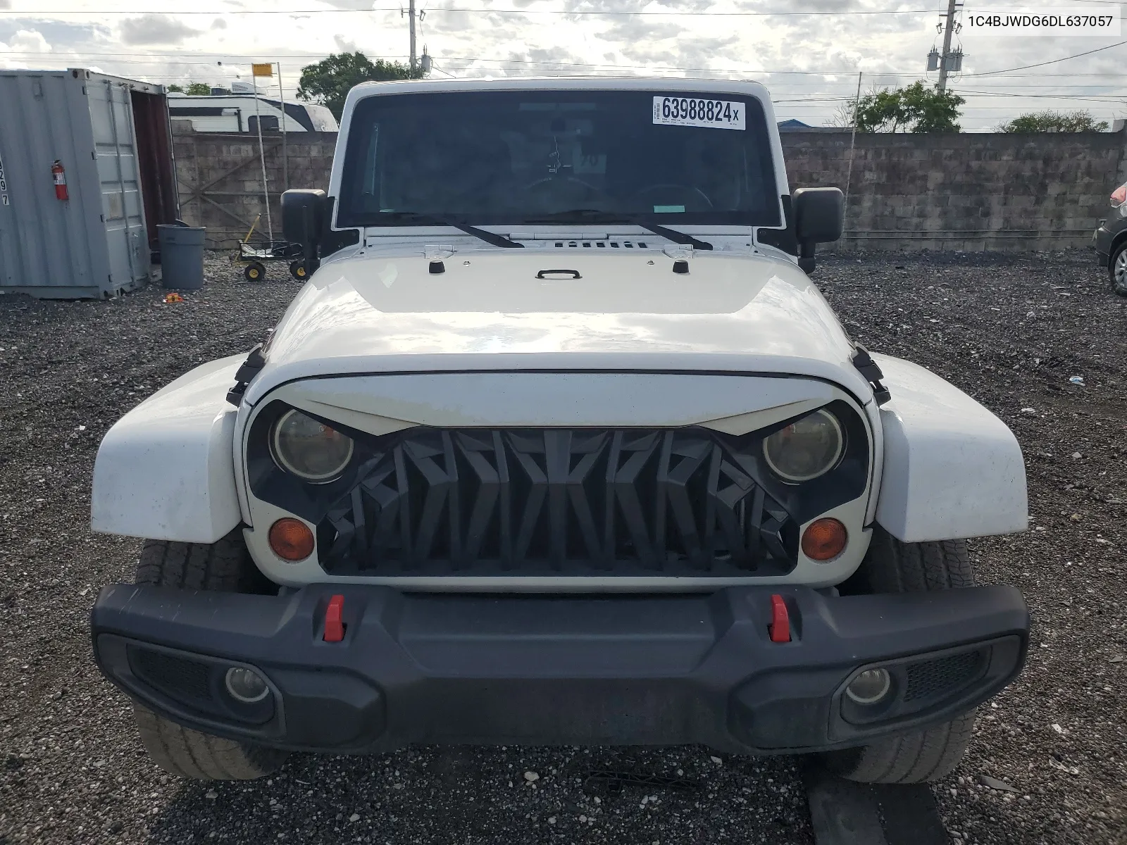 2013 Jeep Wrangler Unlimited Sport VIN: 1C4BJWDG6DL637057 Lot: 63988824