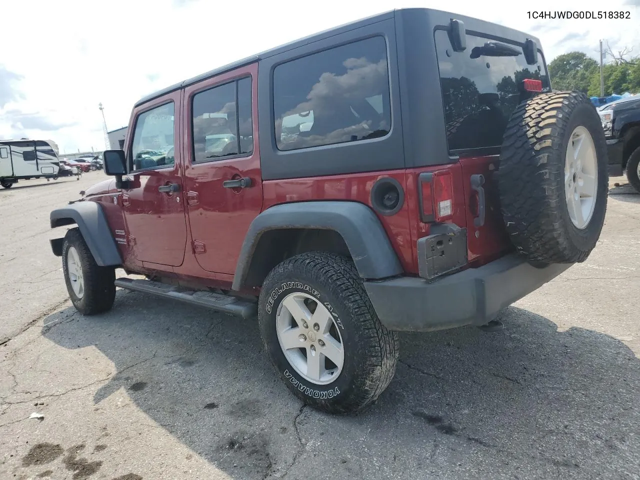 2013 Jeep Wrangler Unlimited Sport VIN: 1C4HJWDG0DL518382 Lot: 64004414