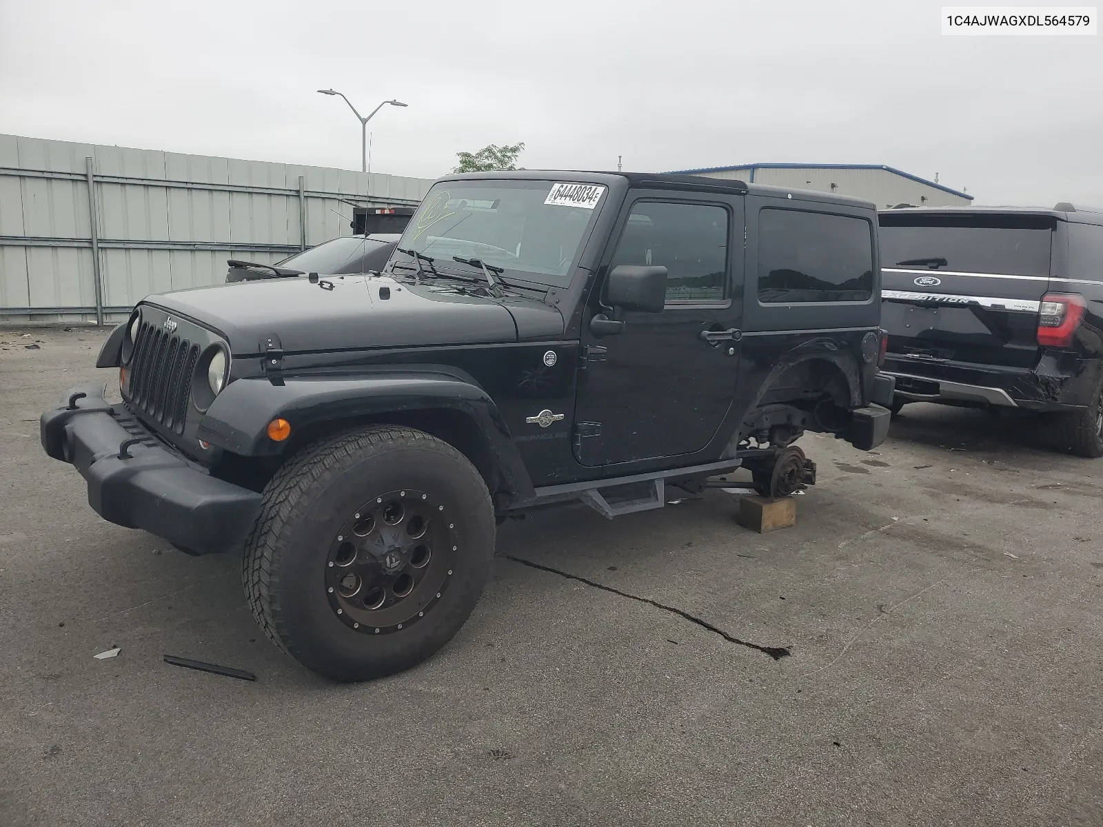 2013 Jeep Wrangler Sport VIN: 1C4AJWAGXDL564579 Lot: 64448034