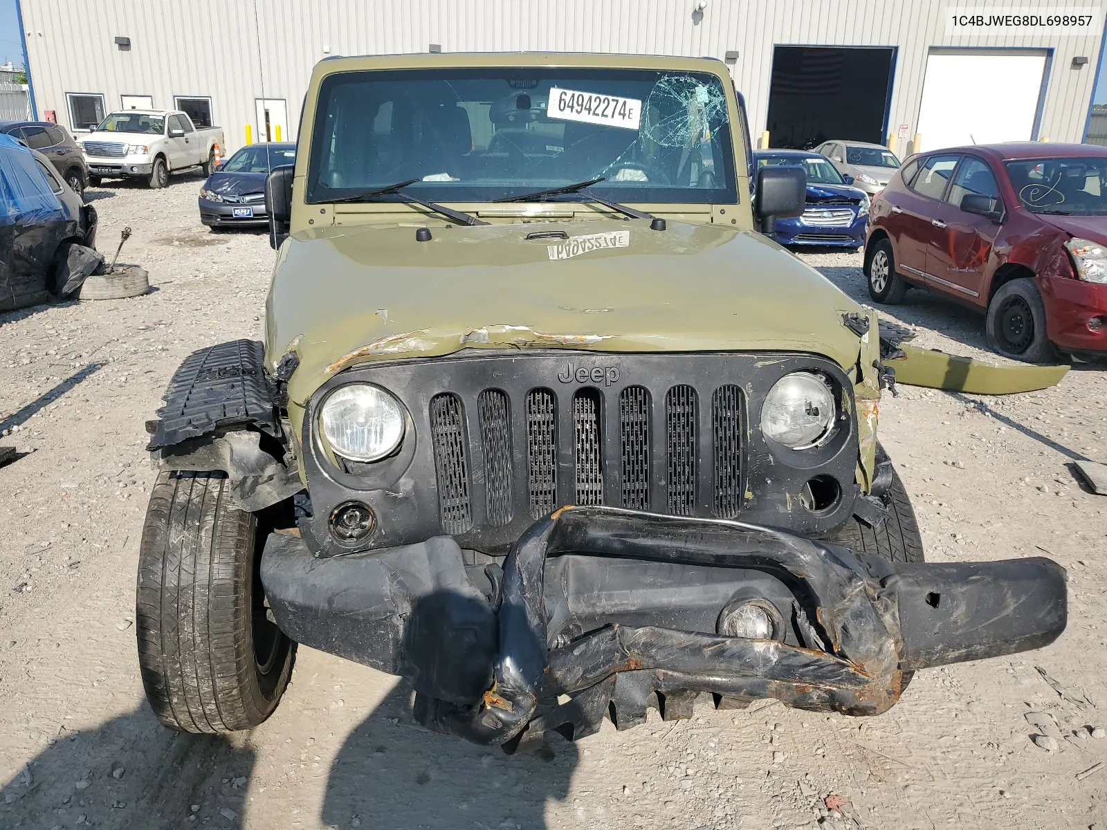 2013 Jeep Wrangler Unlimited Sahara VIN: 1C4BJWEG8DL698957 Lot: 64942274