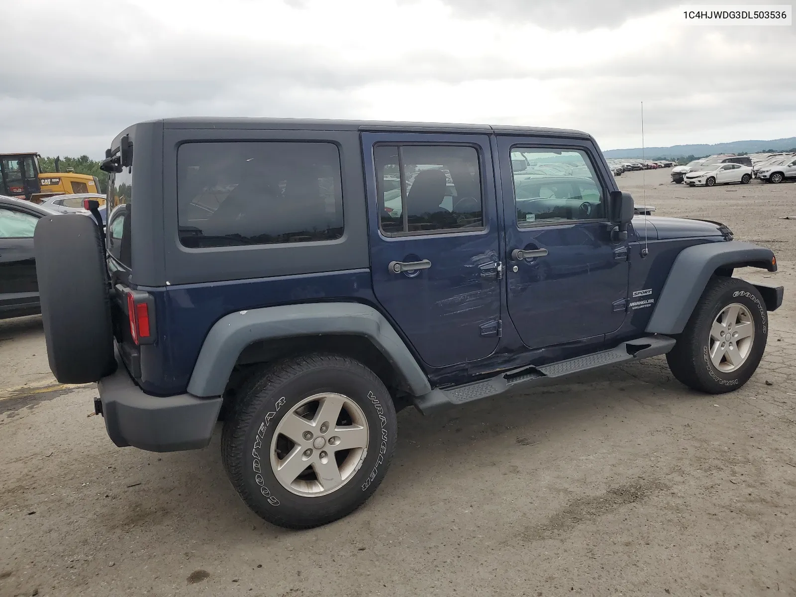 1C4HJWDG3DL503536 2013 Jeep Wrangler Unlimited Sport