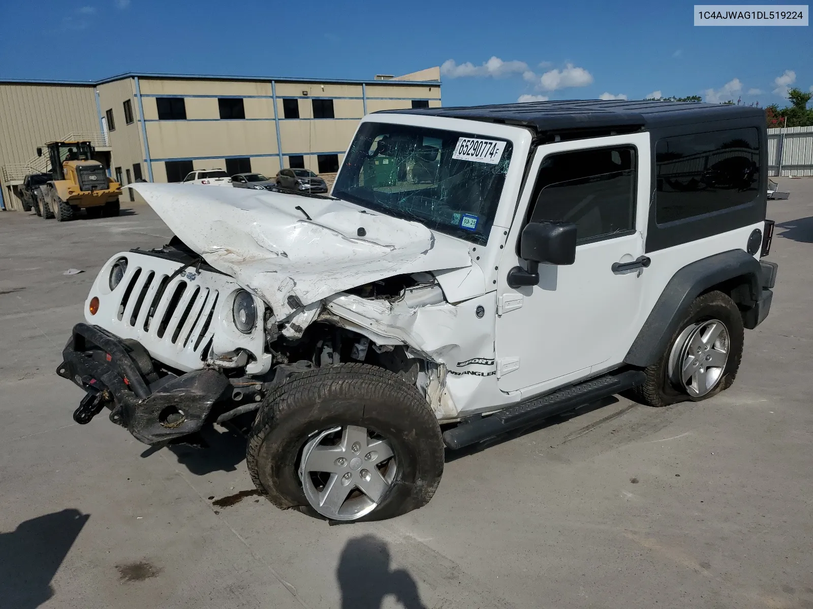 2013 Jeep Wrangler Sport VIN: 1C4AJWAG1DL519224 Lot: 65290774