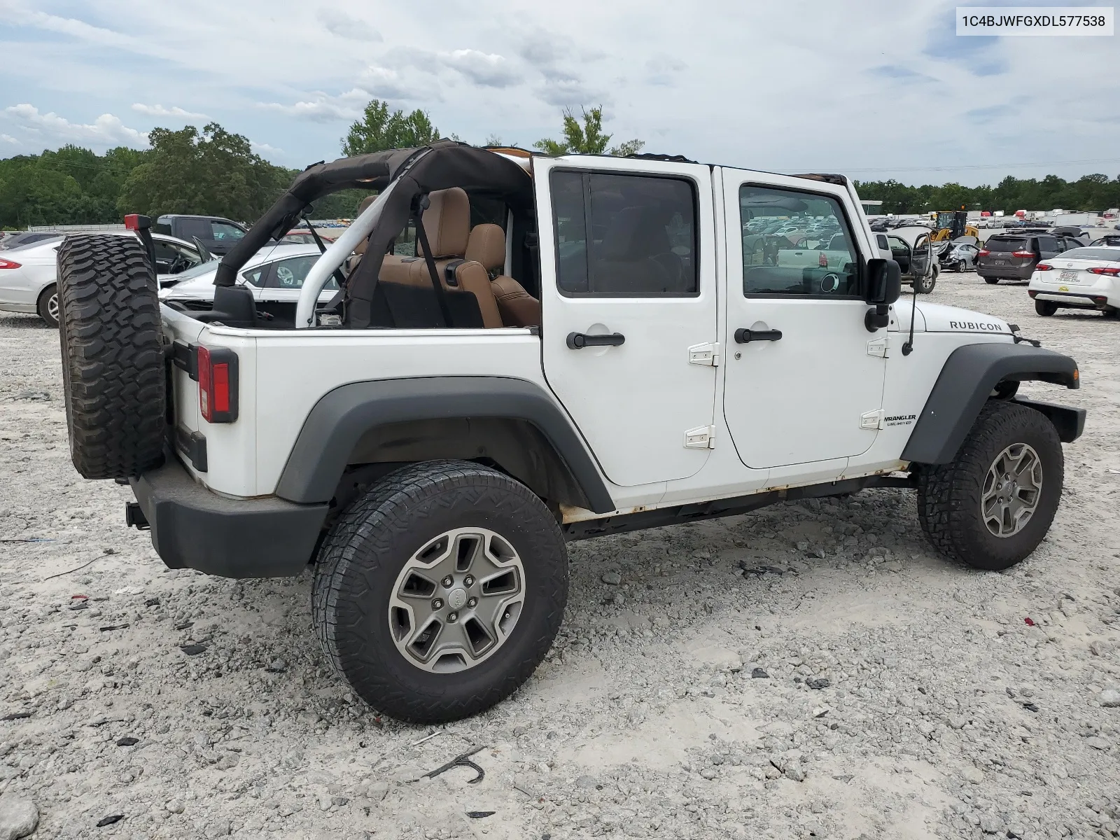 2013 Jeep Wrangler Unlimited Rubicon VIN: 1C4BJWFGXDL577538 Lot: 65718214