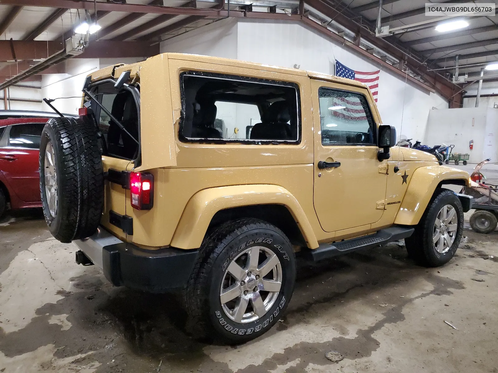 2013 Jeep Wrangler Sahara VIN: 1C4AJWBG9DL656703 Lot: 65725454