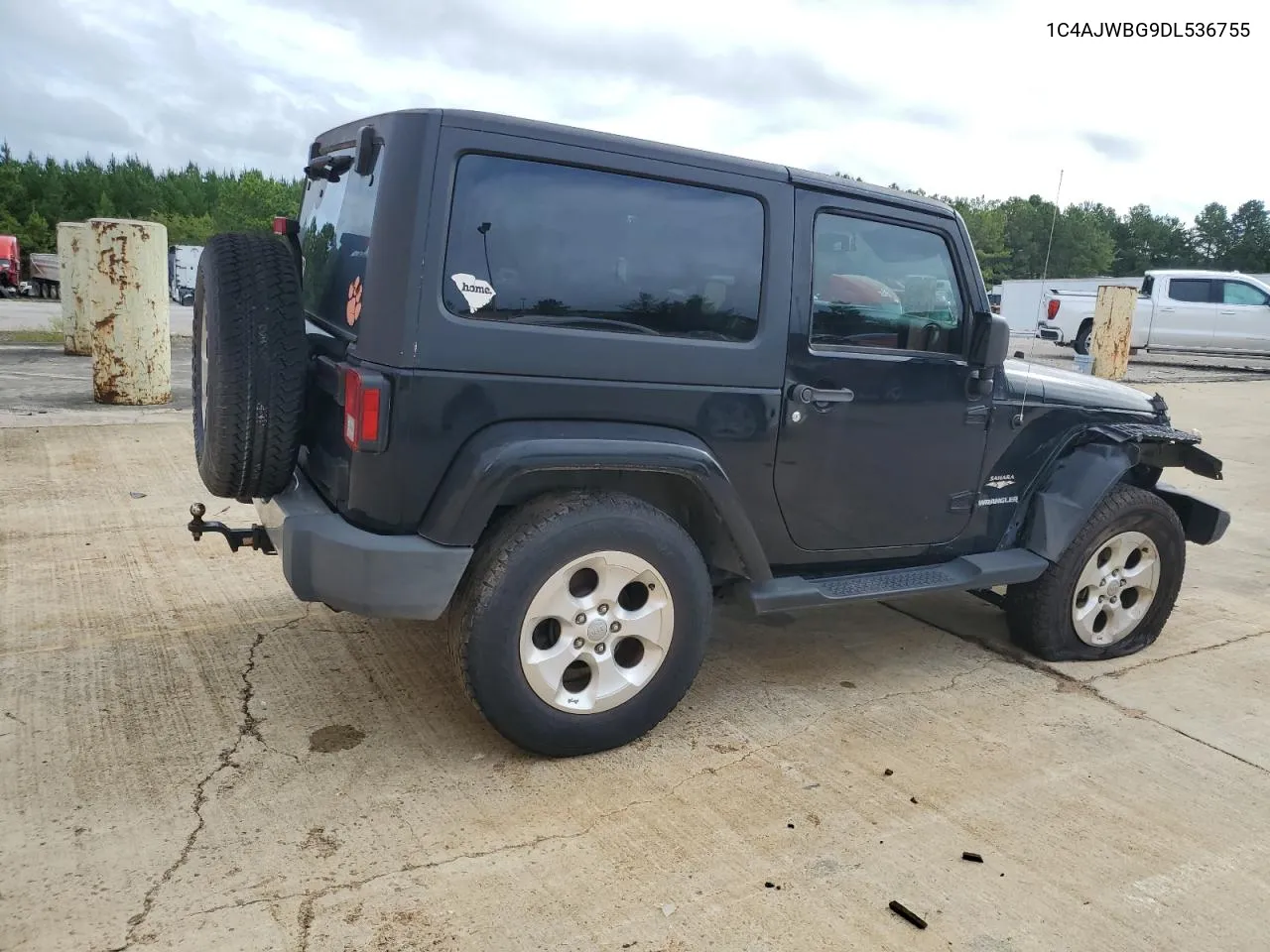 1C4AJWBG9DL536755 2013 Jeep Wrangler Sahara