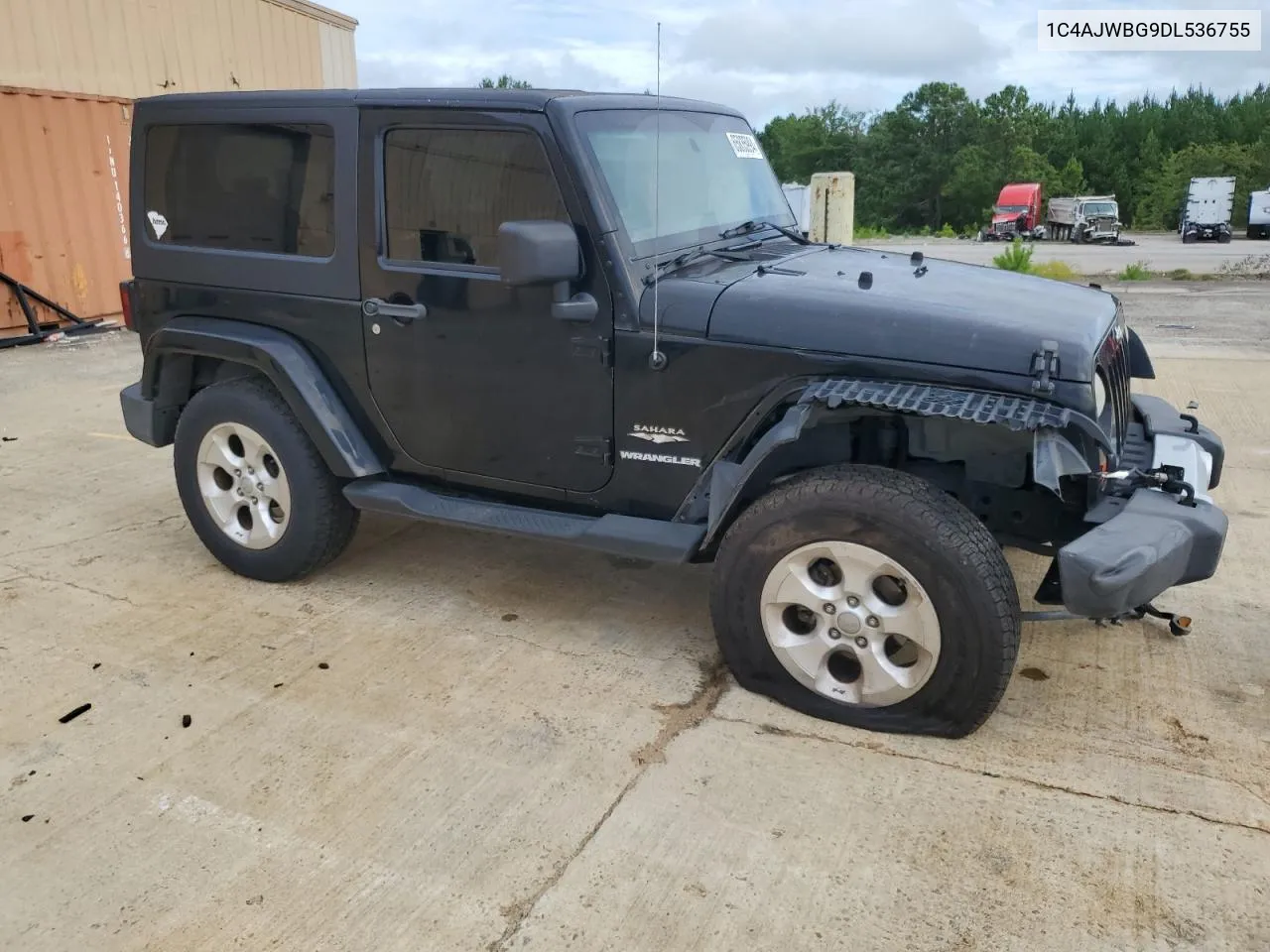 1C4AJWBG9DL536755 2013 Jeep Wrangler Sahara