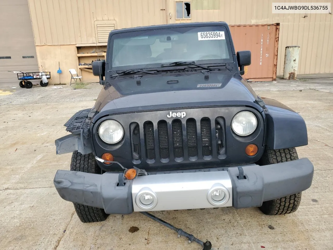 1C4AJWBG9DL536755 2013 Jeep Wrangler Sahara