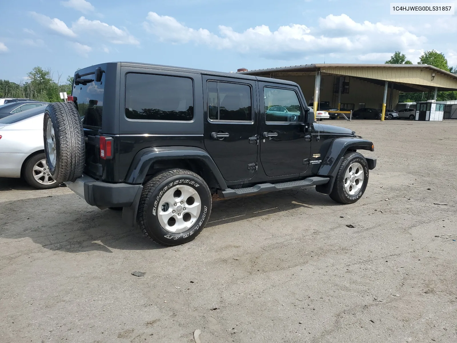 2013 Jeep Wrangler Unlimited Sahara VIN: 1C4HJWEG0DL531857 Lot: 65927014