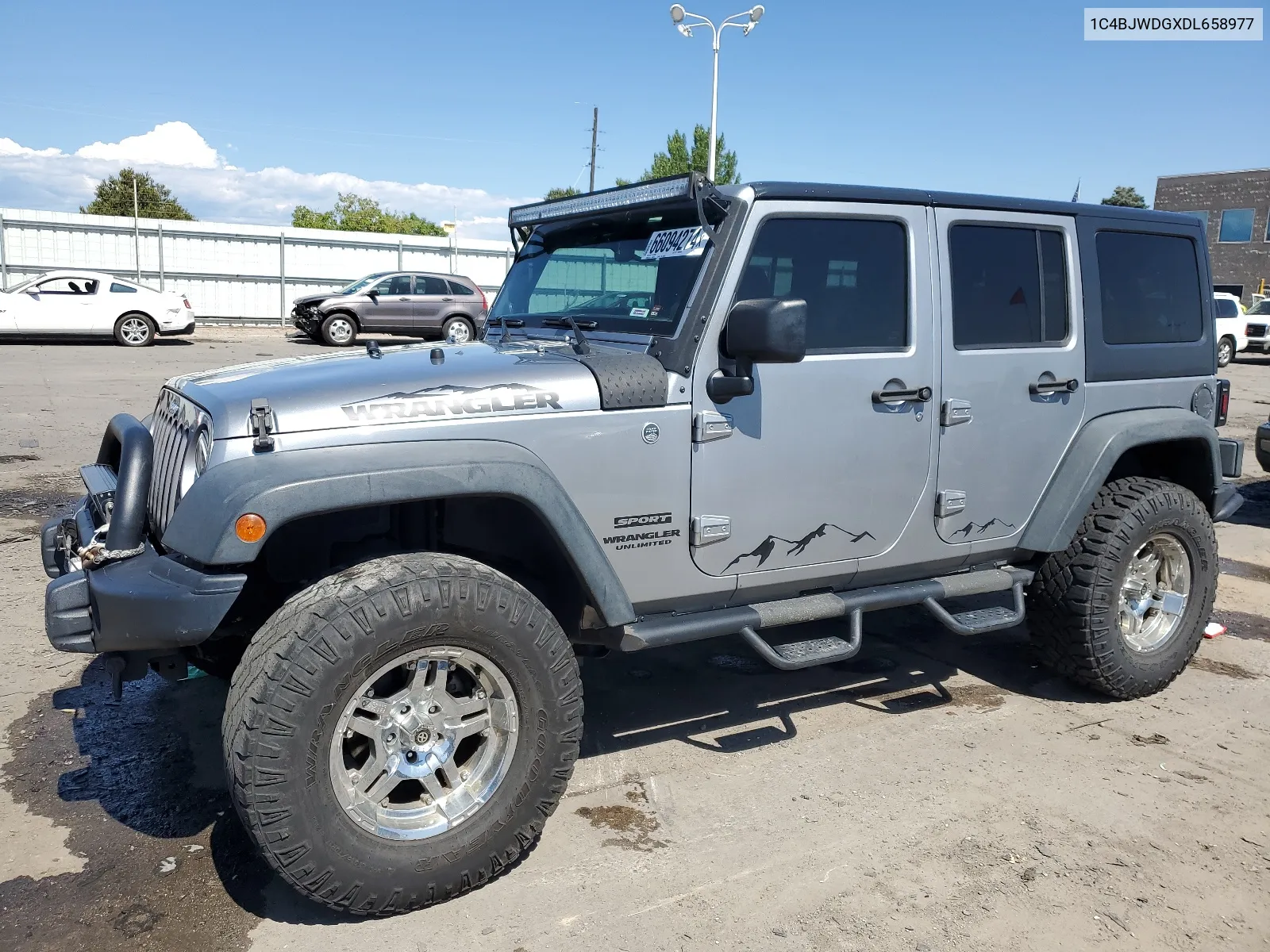 2013 Jeep Wrangler Unlimited Sport VIN: 1C4BJWDGXDL658977 Lot: 66094274