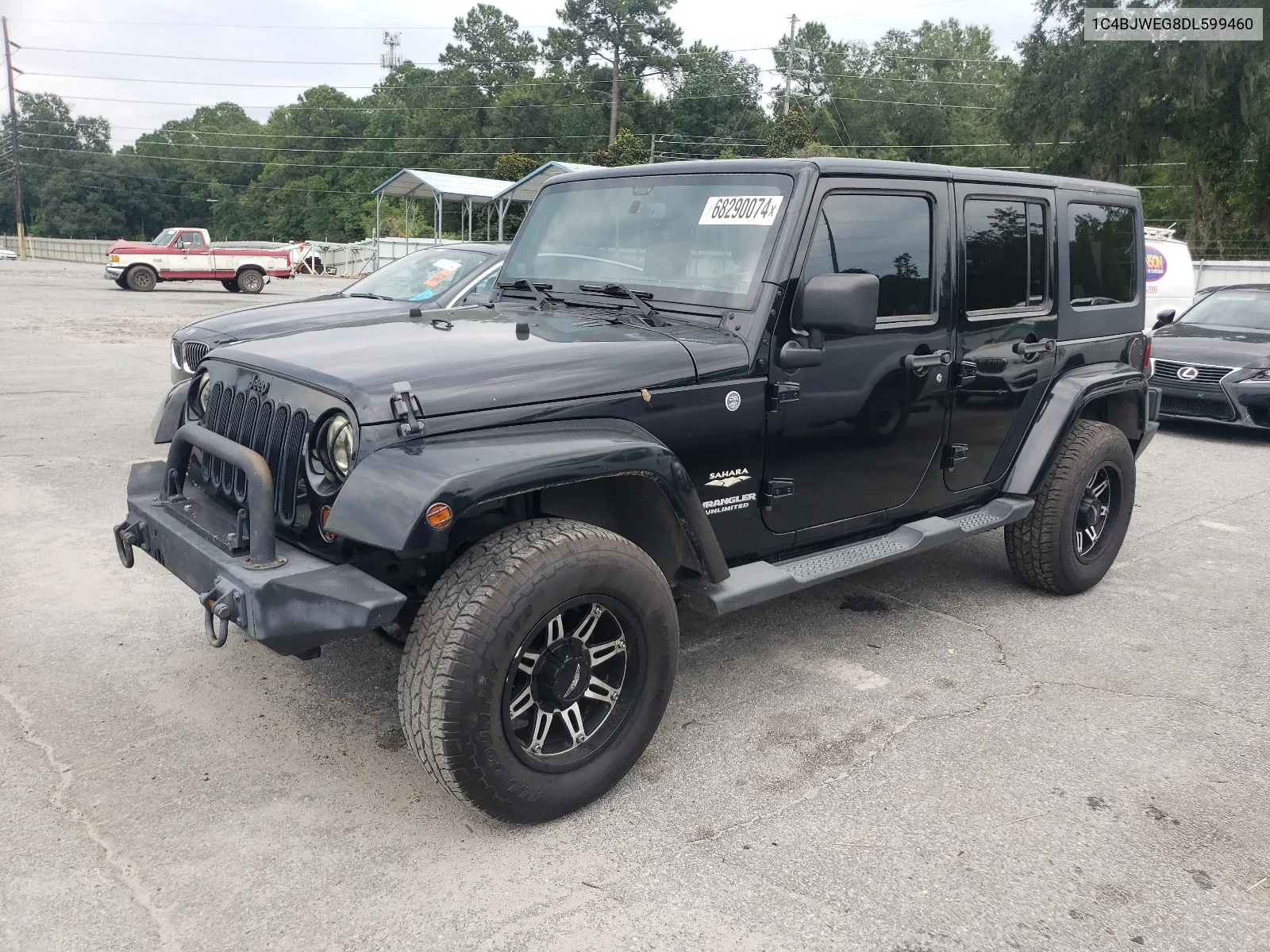 1C4BJWEG8DL599460 2013 Jeep Wrangler Unlimited Sahara