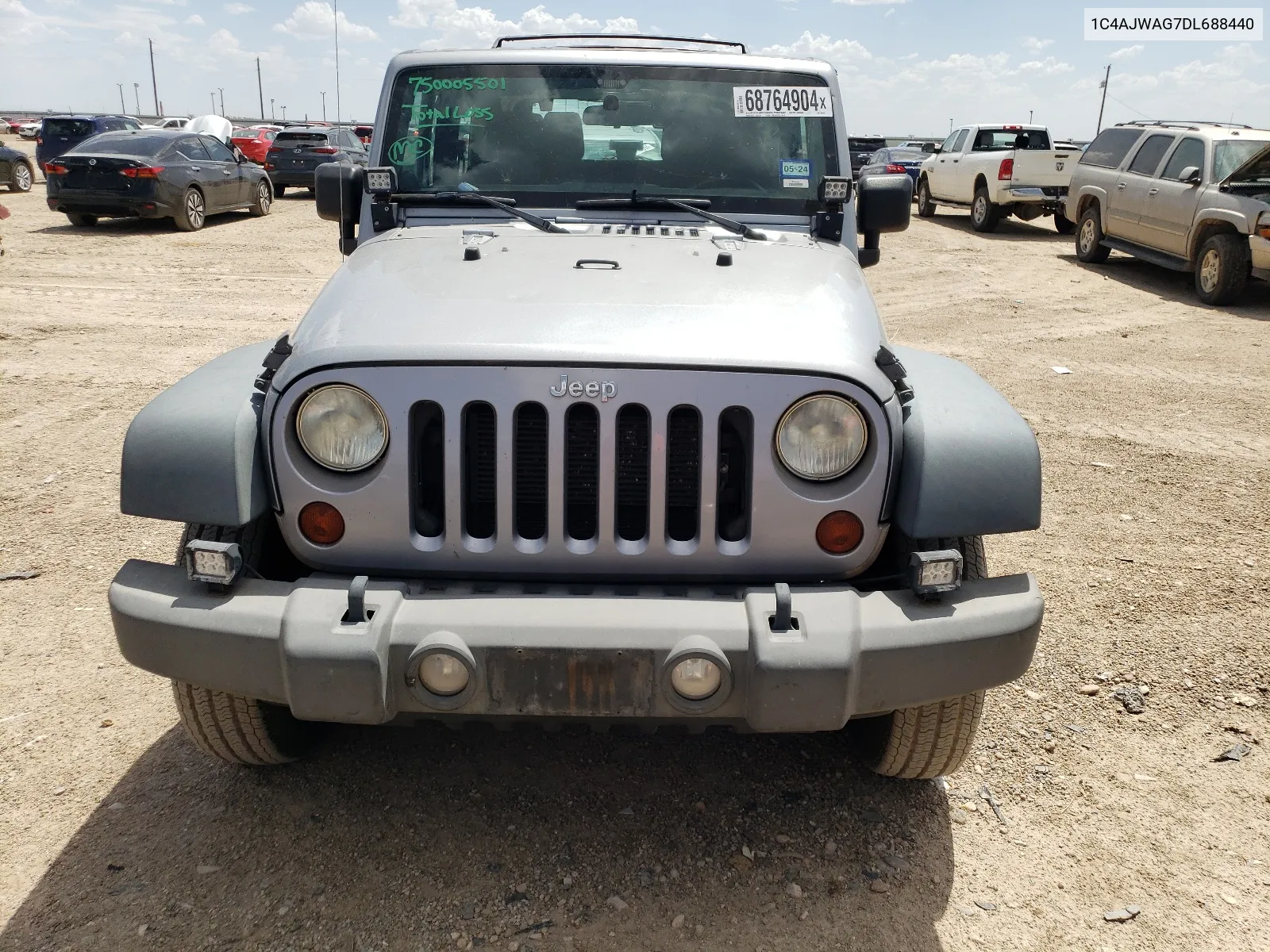 2013 Jeep Wrangler Sport VIN: 1C4AJWAG7DL688440 Lot: 68764904