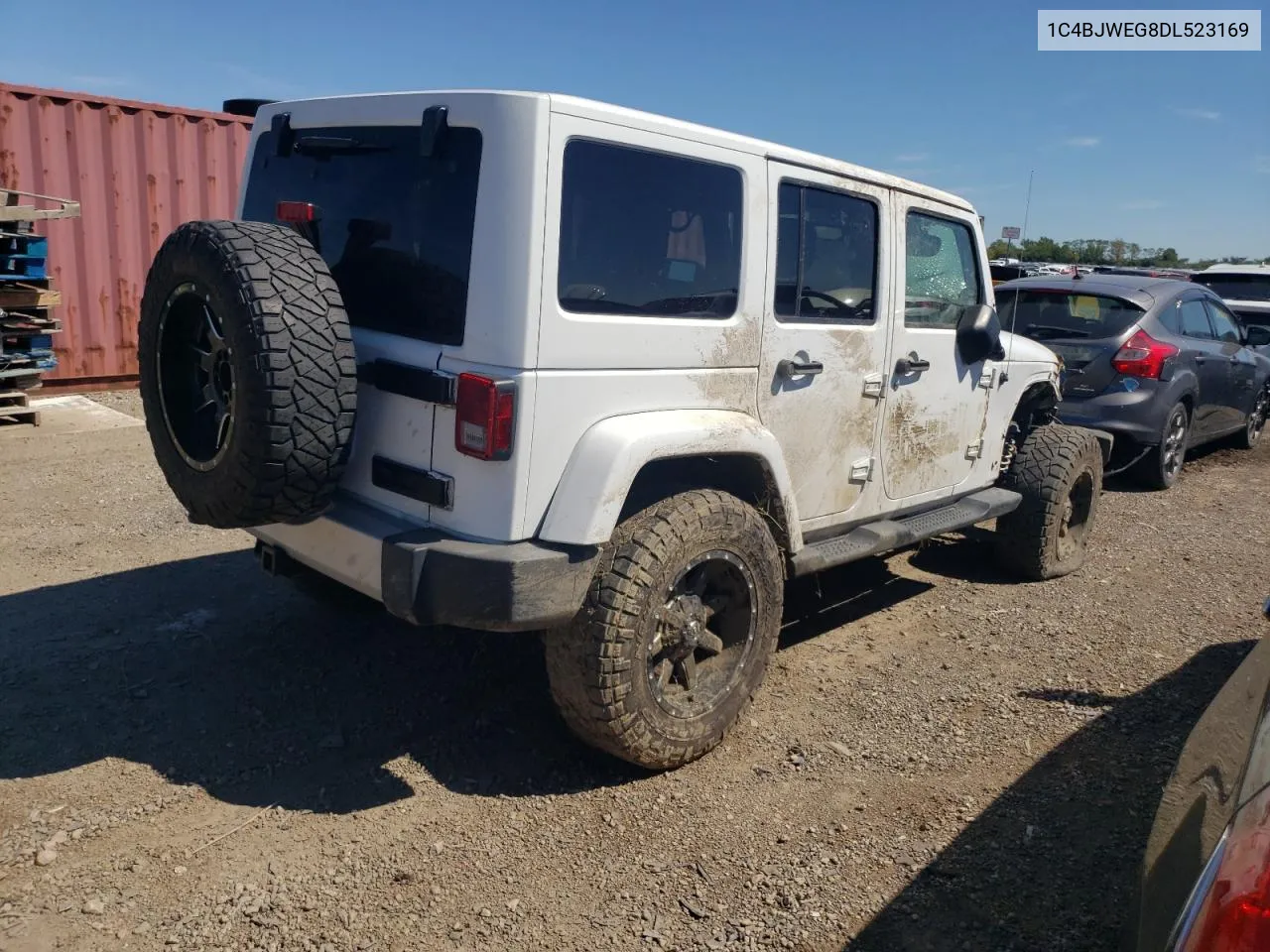 2013 Jeep Wrangler Unlimited Sahara VIN: 1C4BJWEG8DL523169 Lot: 69226584