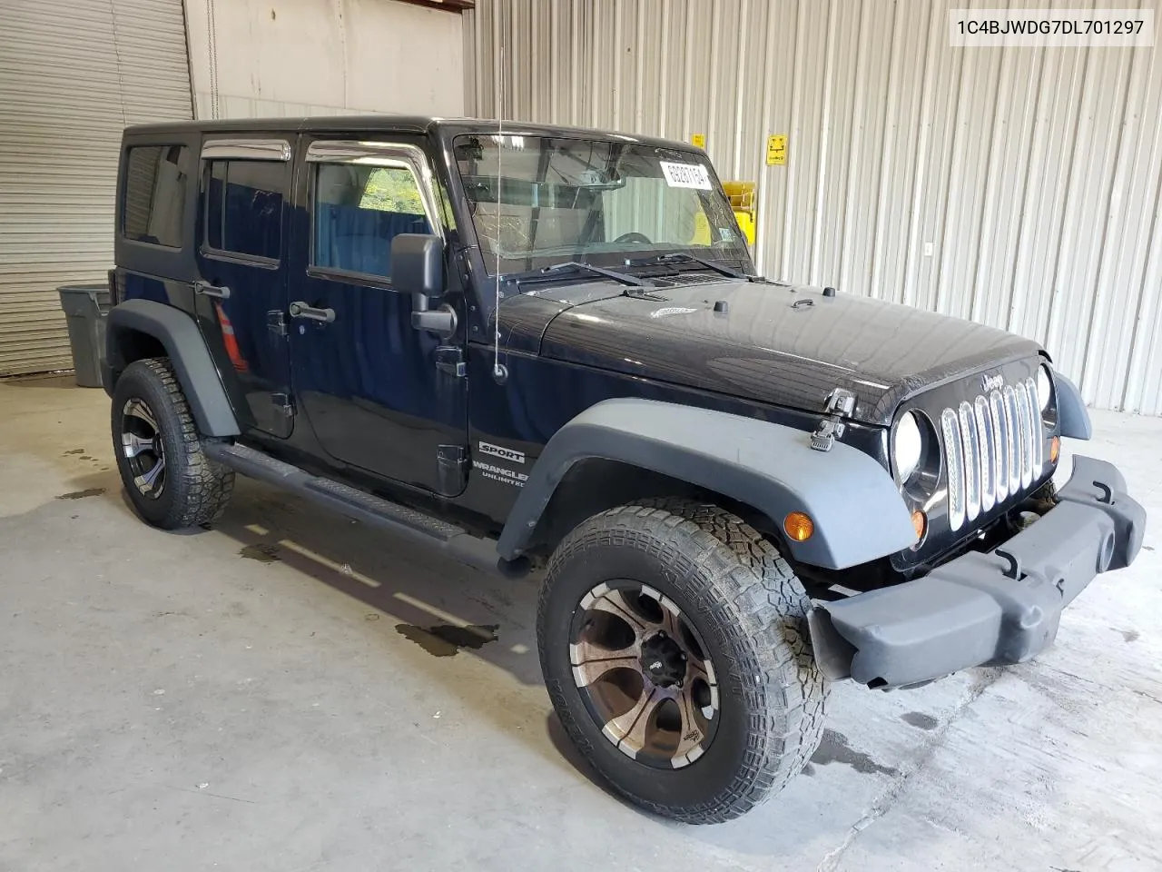 1C4BJWDG7DL701297 2013 Jeep Wrangler Unlimited Sport