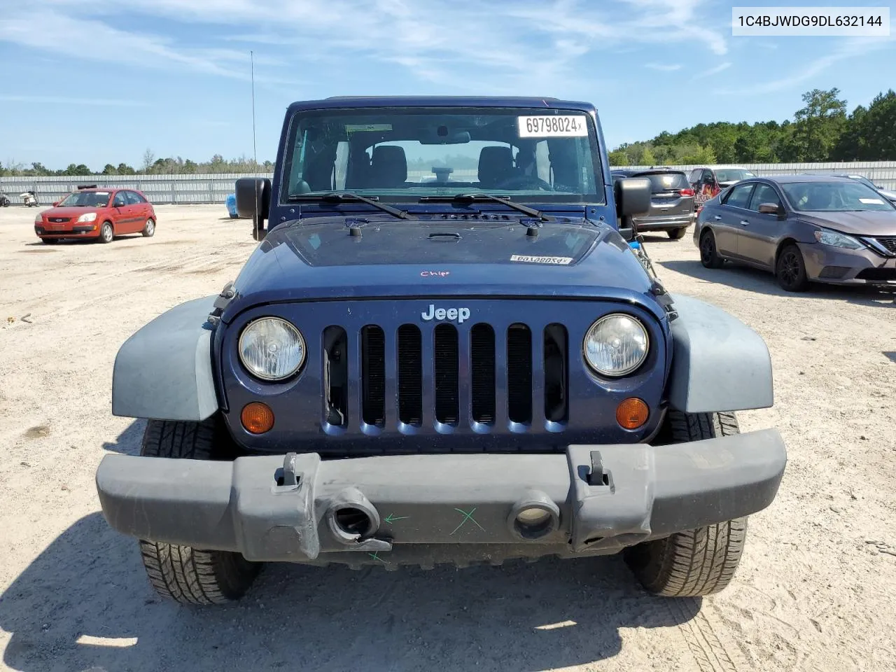 2013 Jeep Wrangler Unlimited Sport VIN: 1C4BJWDG9DL632144 Lot: 69798024