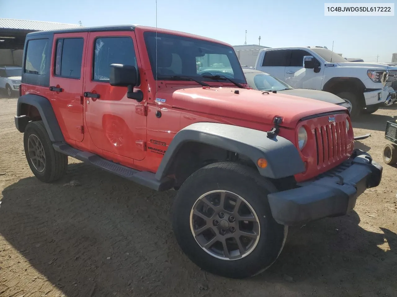 2013 Jeep Wrangler Unlimited Sport VIN: 1C4BJWDG5DL617222 Lot: 69986644