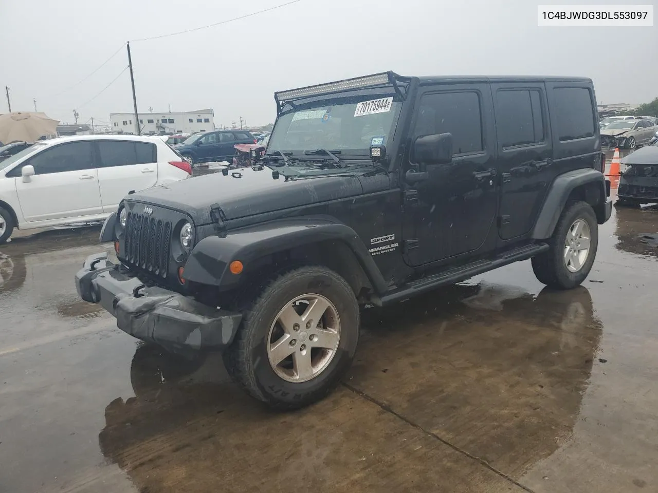 1C4BJWDG3DL553097 2013 Jeep Wrangler Unlimited Sport