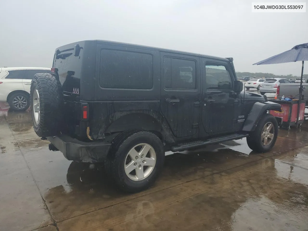 2013 Jeep Wrangler Unlimited Sport VIN: 1C4BJWDG3DL553097 Lot: 70175944