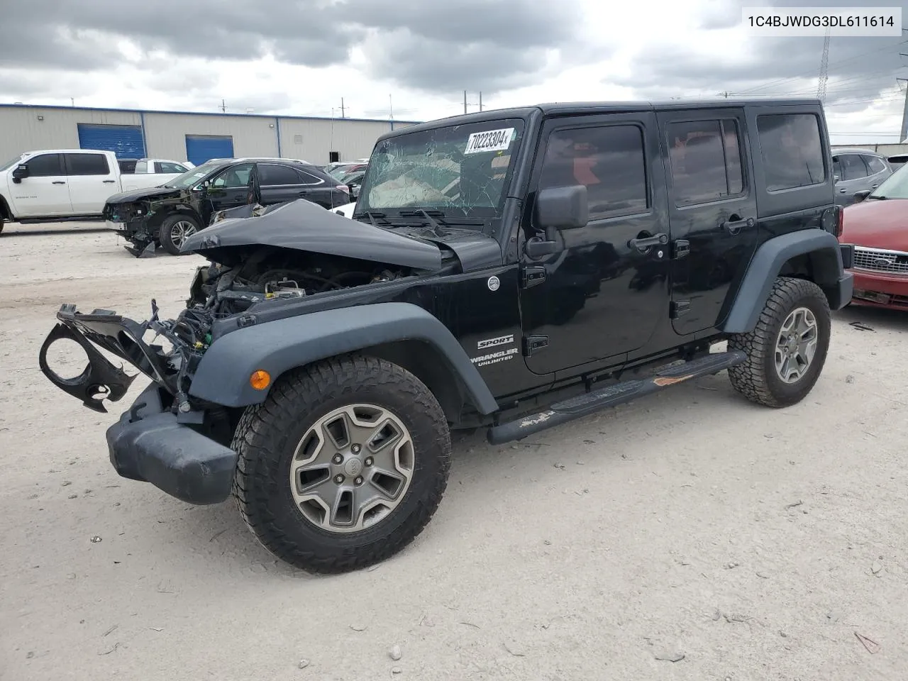 1C4BJWDG3DL611614 2013 Jeep Wrangler Unlimited Sport