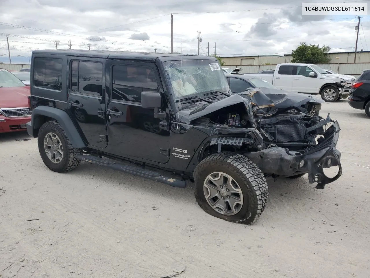 1C4BJWDG3DL611614 2013 Jeep Wrangler Unlimited Sport