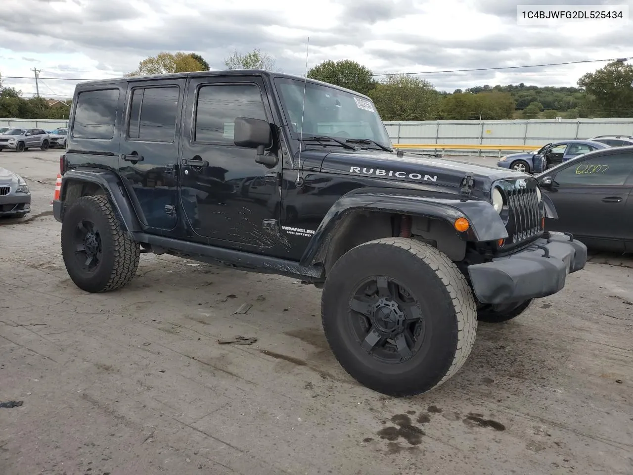 2013 Jeep Wrangler Unlimited Rubicon VIN: 1C4BJWFG2DL525434 Lot: 70328754