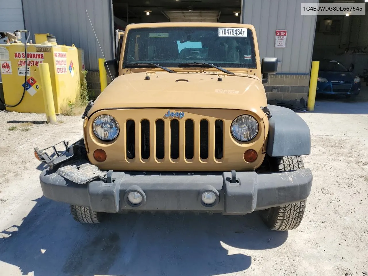 1C4BJWDG8DL667645 2013 Jeep Wrangler Unlimited Sport