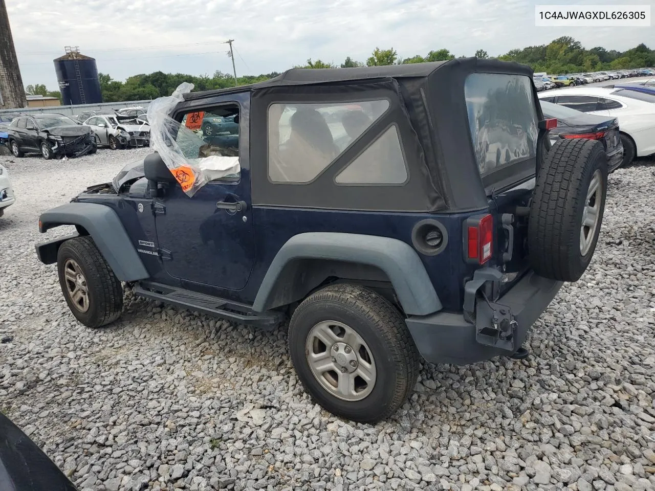 2013 Jeep Wrangler Sport VIN: 1C4AJWAGXDL626305 Lot: 70525534