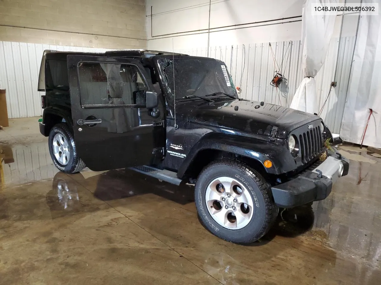 2013 Jeep Wrangler Unlimited Sahara VIN: 1C4BJWEG3DL506392 Lot: 70587224