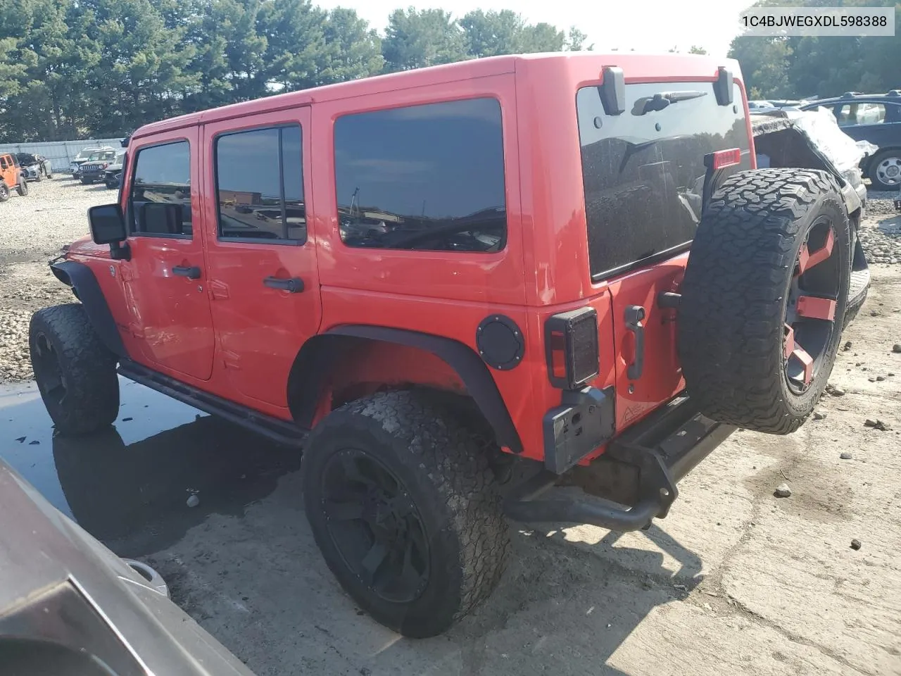 2013 Jeep Wrangler Unlimited Sahara VIN: 1C4BJWEGXDL598388 Lot: 70716614