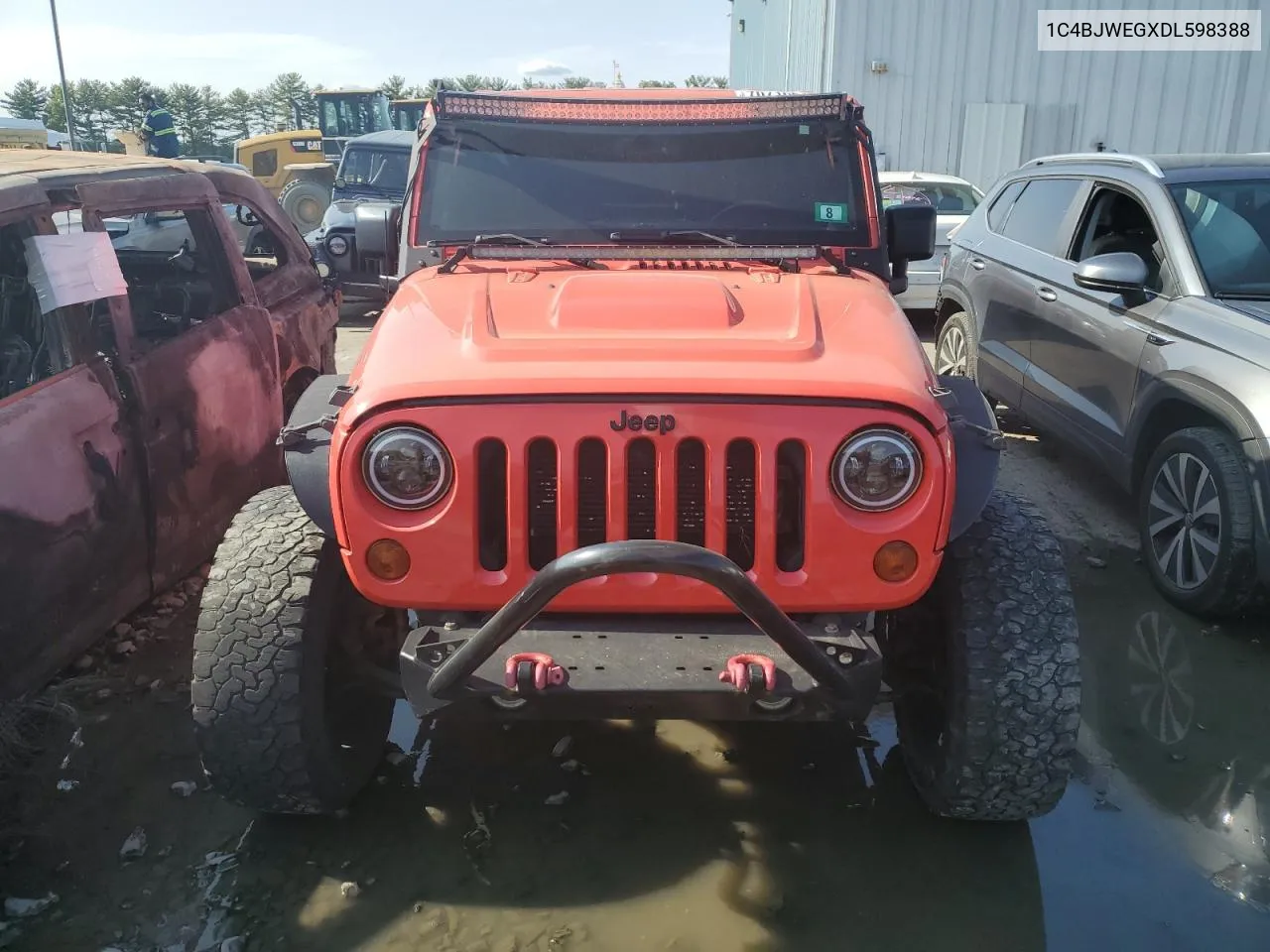 2013 Jeep Wrangler Unlimited Sahara VIN: 1C4BJWEGXDL598388 Lot: 70716614