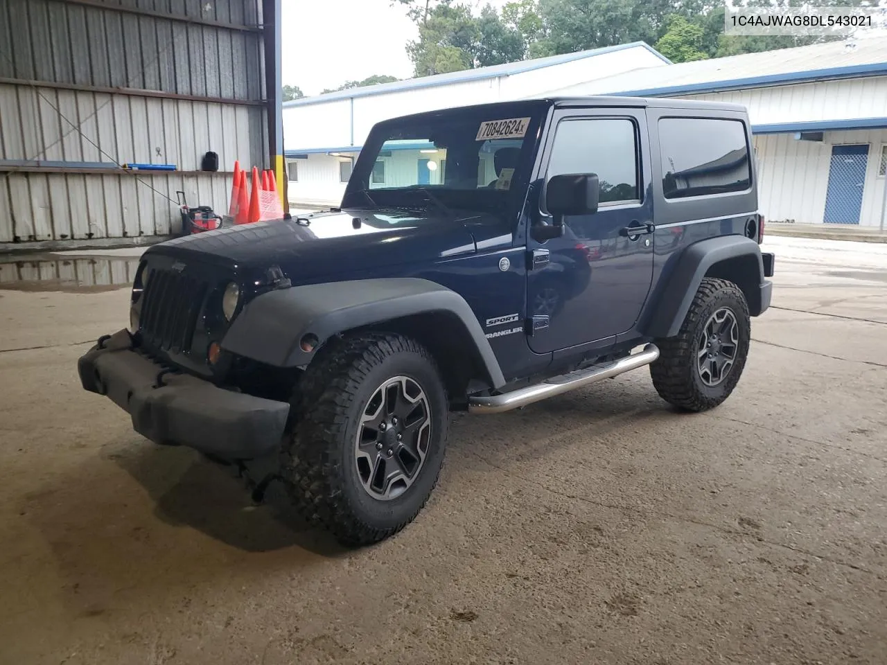 2013 Jeep Wrangler Sport VIN: 1C4AJWAG8DL543021 Lot: 70842624