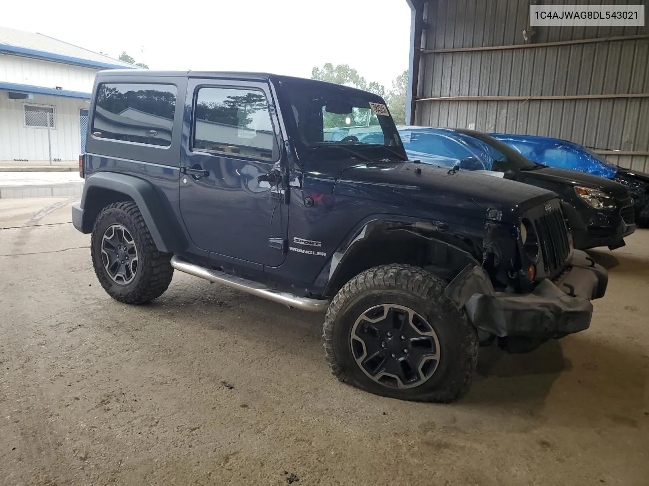 2013 Jeep Wrangler Sport VIN: 1C4AJWAG8DL543021 Lot: 70842624