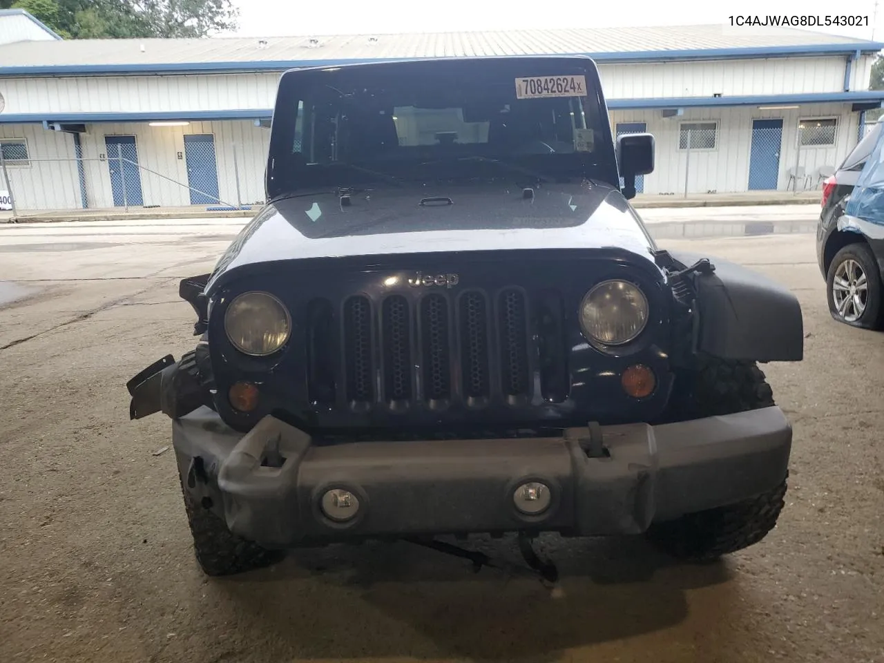 2013 Jeep Wrangler Sport VIN: 1C4AJWAG8DL543021 Lot: 70842624