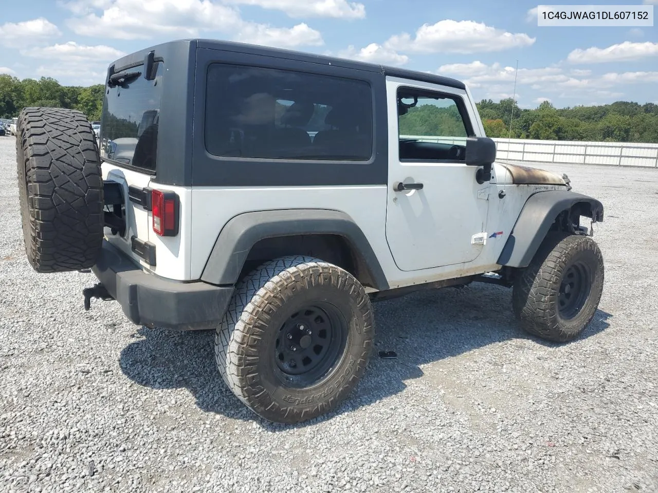 2013 Jeep Wrangler Sport VIN: 1C4GJWAG1DL607152 Lot: 71222004