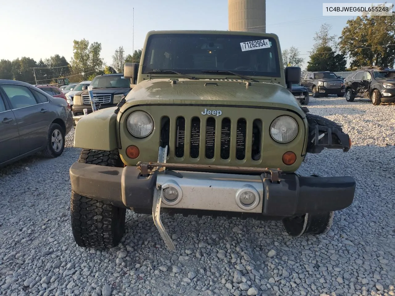 2013 Jeep Wrangler Unlimited Sahara VIN: 1C4BJWEG6DL655248 Lot: 71262954