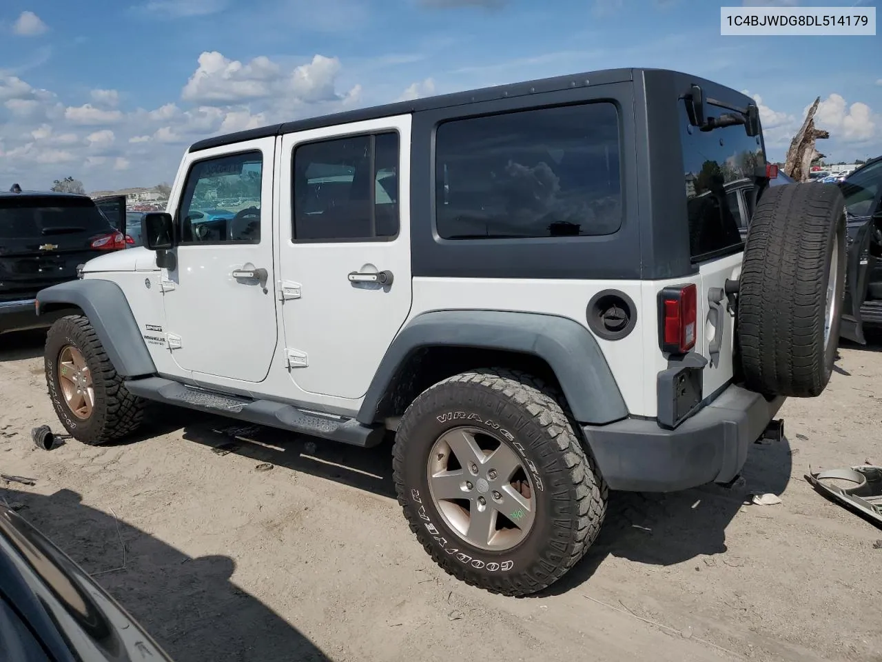 2013 Jeep Wrangler Unlimited Sport VIN: 1C4BJWDG8DL514179 Lot: 71433524