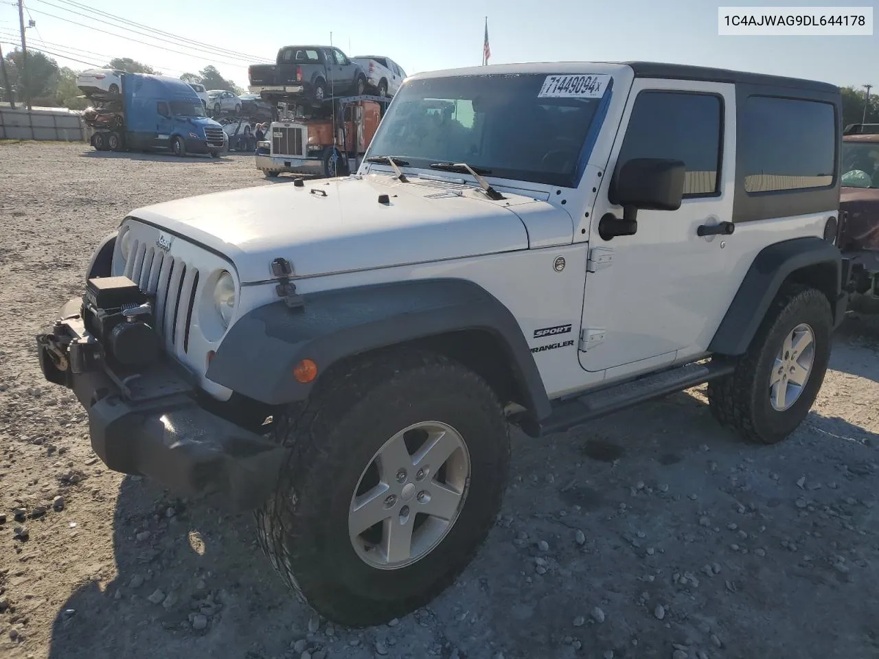 2013 Jeep Wrangler Sport VIN: 1C4AJWAG9DL644178 Lot: 71449094