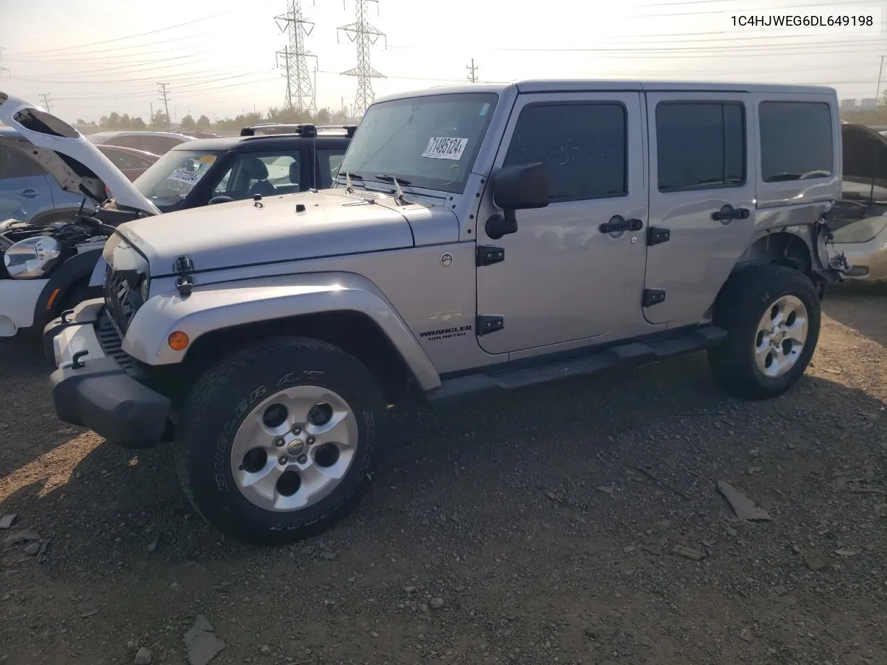 1C4HJWEG6DL649198 2013 Jeep Wrangler Unlimited Sahara