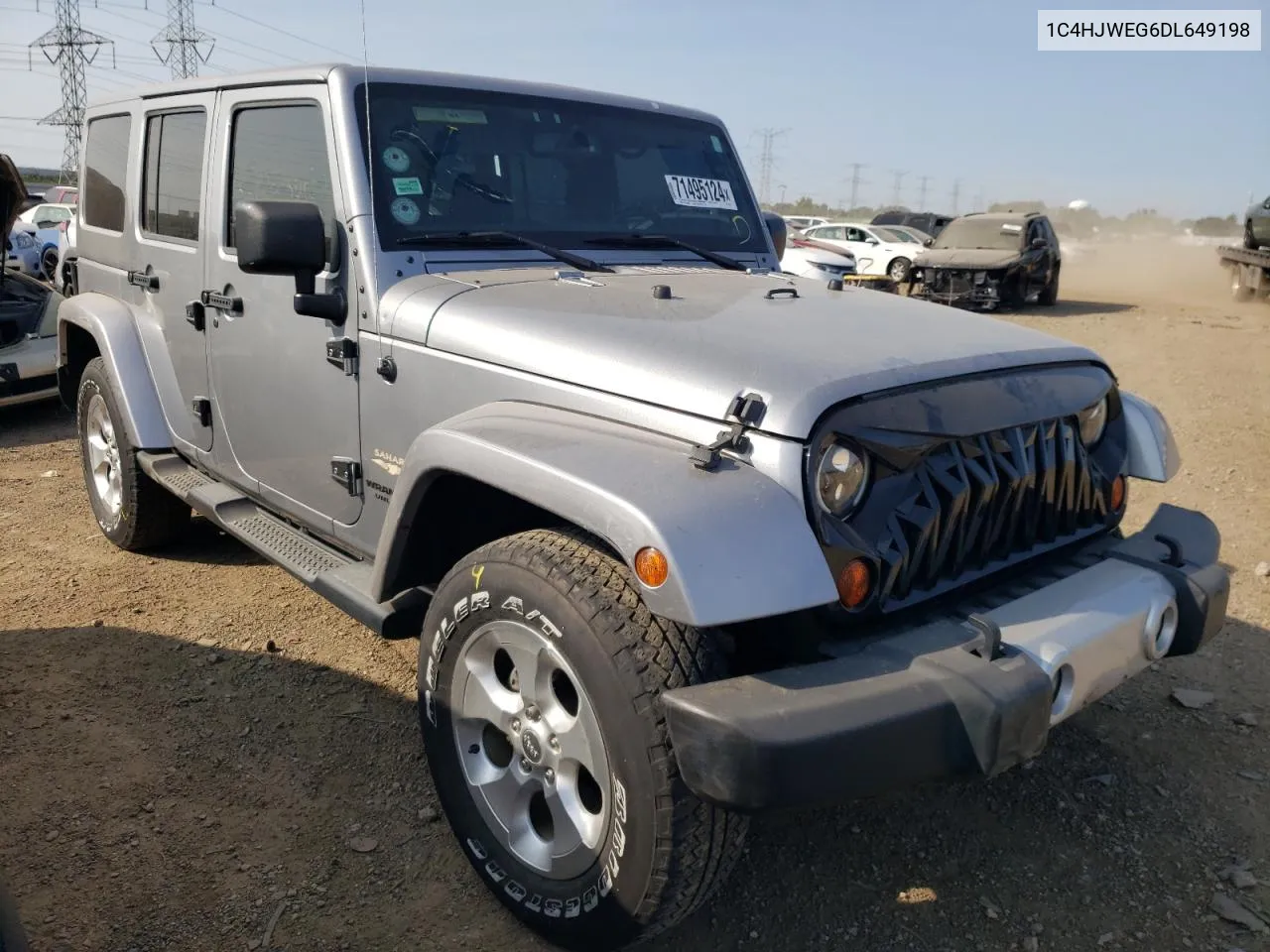 2013 Jeep Wrangler Unlimited Sahara VIN: 1C4HJWEG6DL649198 Lot: 71495124