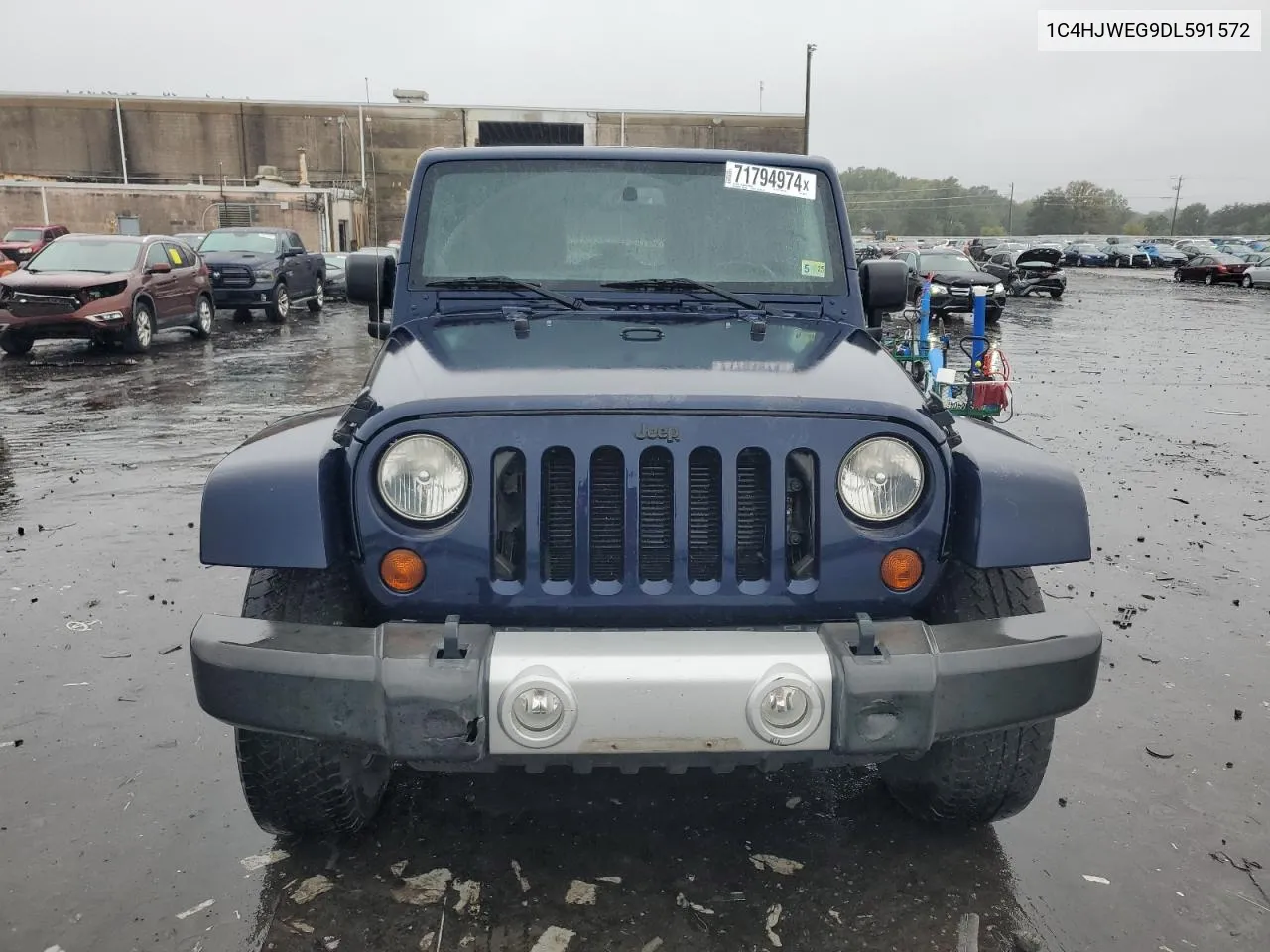 2013 Jeep Wrangler Unlimited Sahara VIN: 1C4HJWEG9DL591572 Lot: 71794974