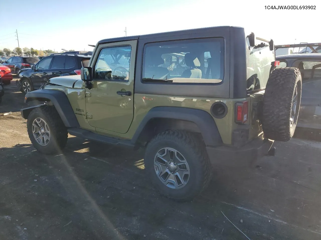 2013 Jeep Wrangler Sport VIN: 1C4AJWAG0DL693902 Lot: 71857364