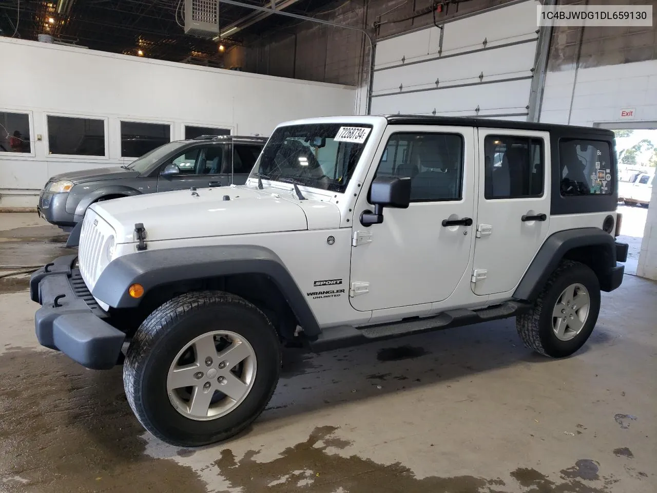 1C4BJWDG1DL659130 2013 Jeep Wrangler Unlimited Sport