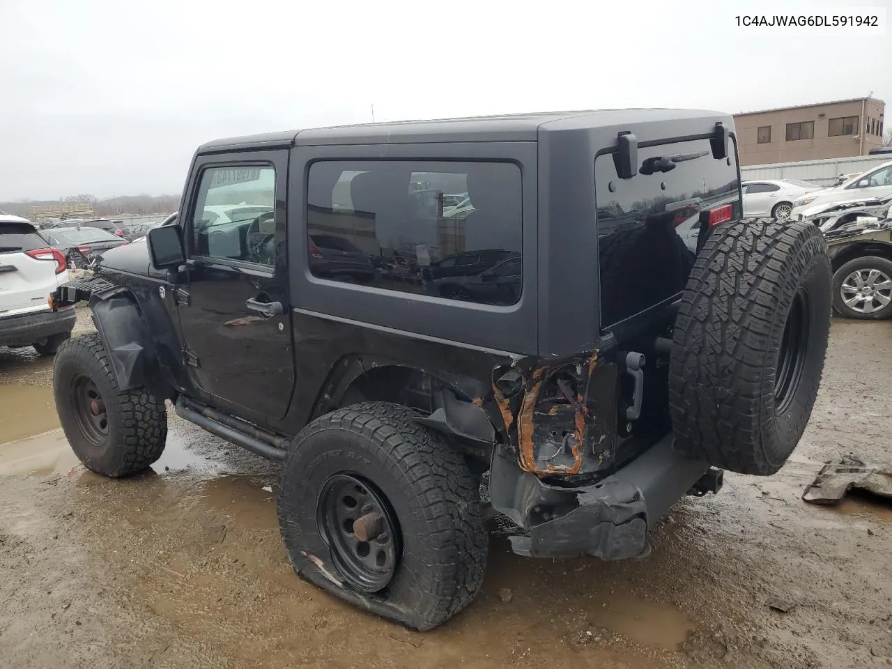 2013 Jeep Wrangler Sport VIN: 1C4AJWAG6DL591942 Lot: 81997743