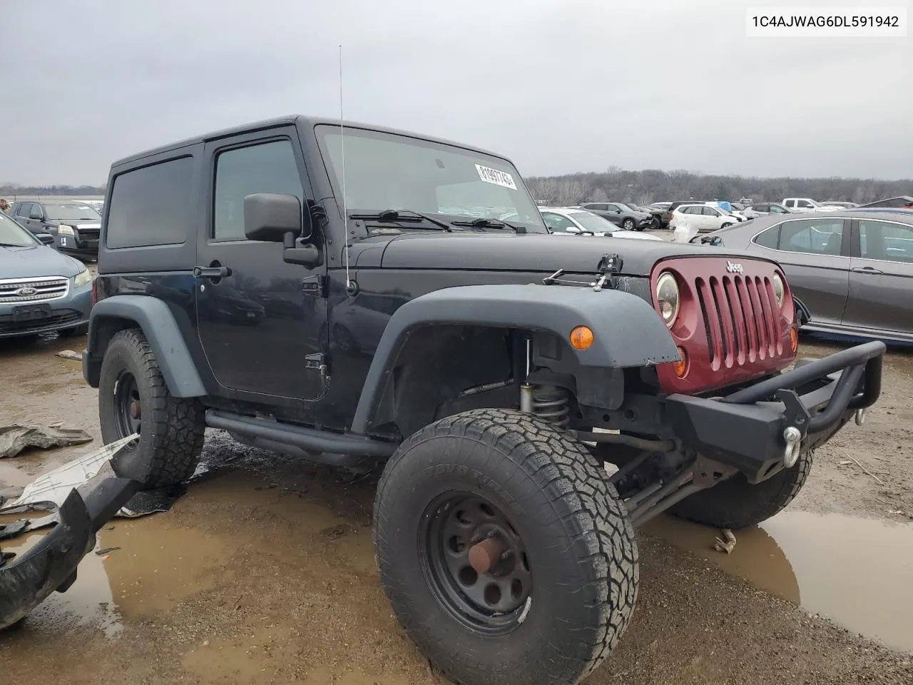 2013 Jeep Wrangler Sport VIN: 1C4AJWAG6DL591942 Lot: 81997743