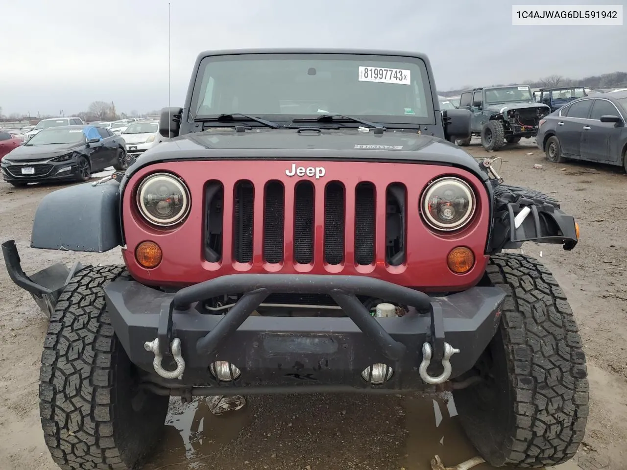 2013 Jeep Wrangler Sport VIN: 1C4AJWAG6DL591942 Lot: 81997743