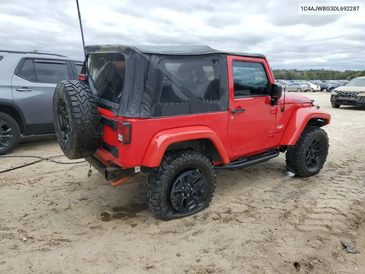 1C4AJWBG3DL692287 2013 Jeep Wrangler Sahara