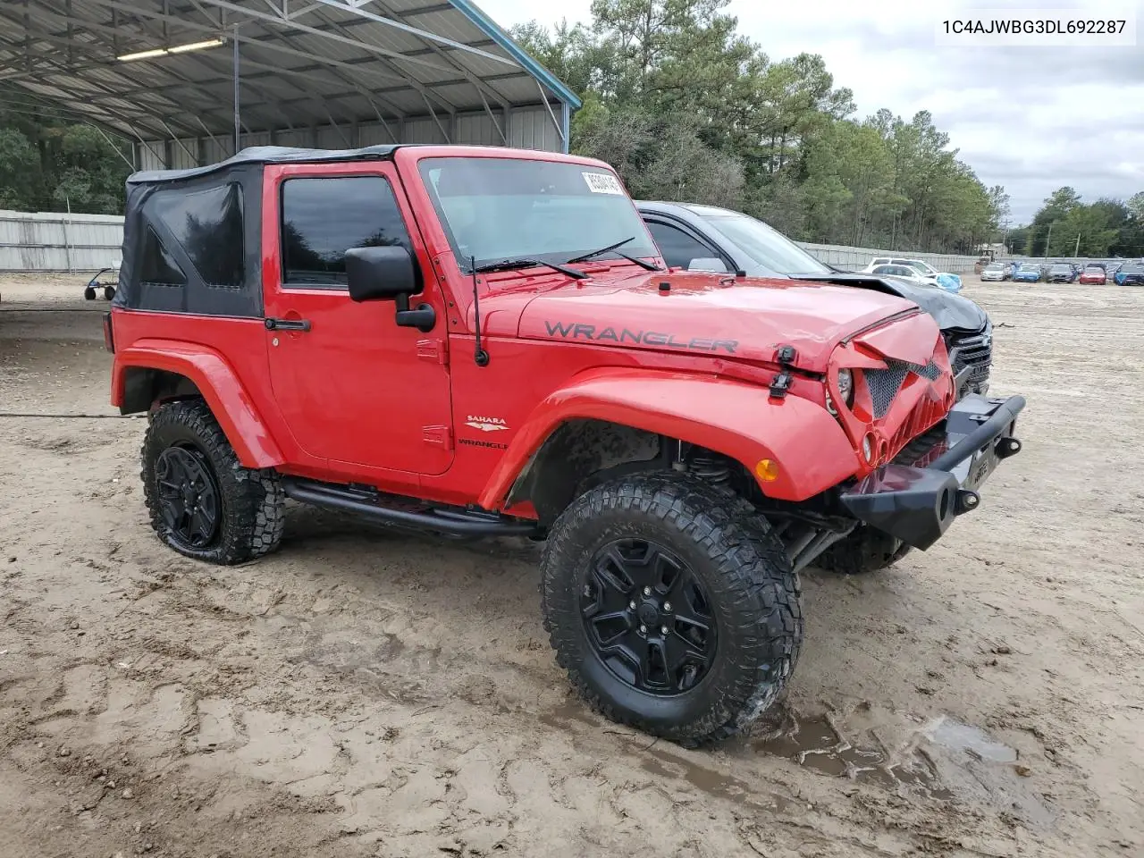 1C4AJWBG3DL692287 2013 Jeep Wrangler Sahara